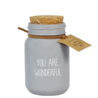 Soy candle - You are wonderful - Amber's Secret My Flame Lifestyle Soy candle - You are wonderful - Amber's Secret