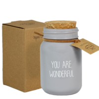 Soy candle - You are wonderful - Amber's Secret My Flame Lifestyle Soy candle - You are wonderful - Amber's Secret