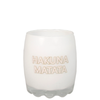 Soy candle - Hakuna matata - Fresh cotton My Flame Lifestyle Soy candle - Hakuna matata - Fresh cotton