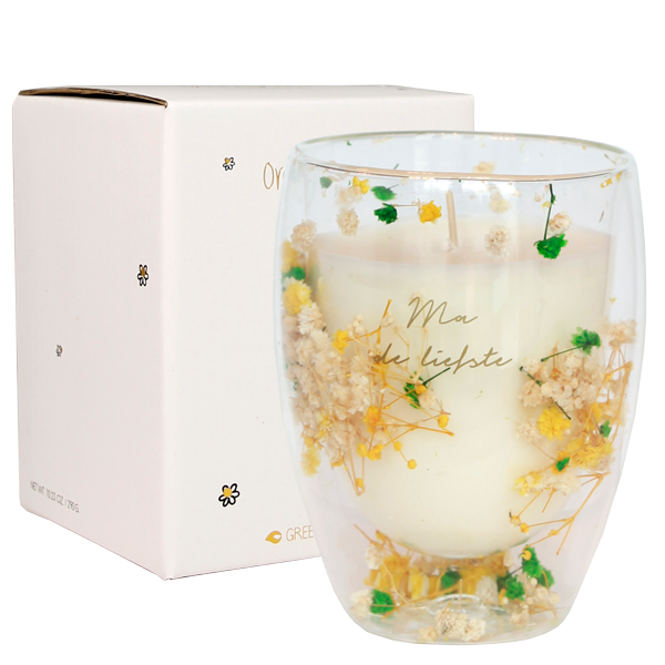 My Flame Lifestyle  Soy candle - Ma-de-liefste - Fresh cotton