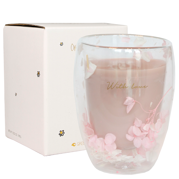 My Flame Lifestyle Soy candle  - With love - Green tea time