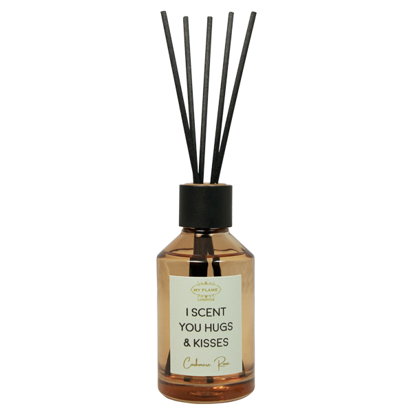 My Flame Lifestyle Geurstokjes - I scent you hugs & kisses - Cashmere rose