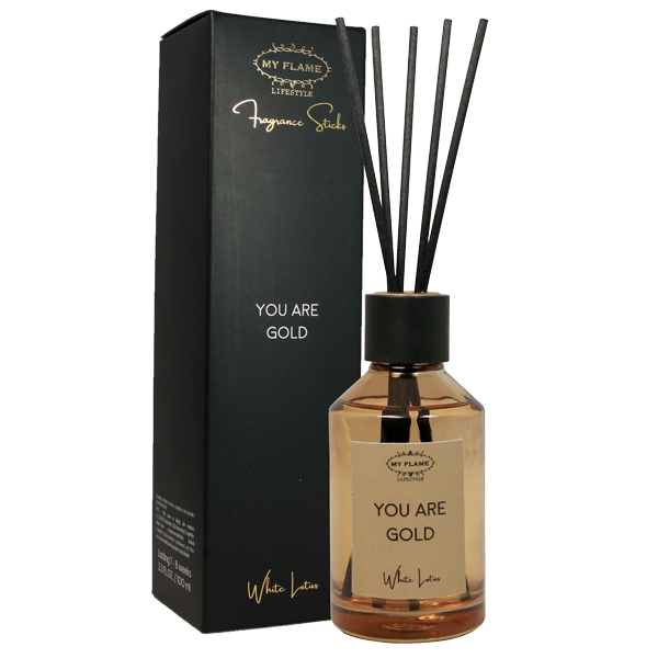 My Flame Lifestyle Fragrance sticks - You are gold - White lotus