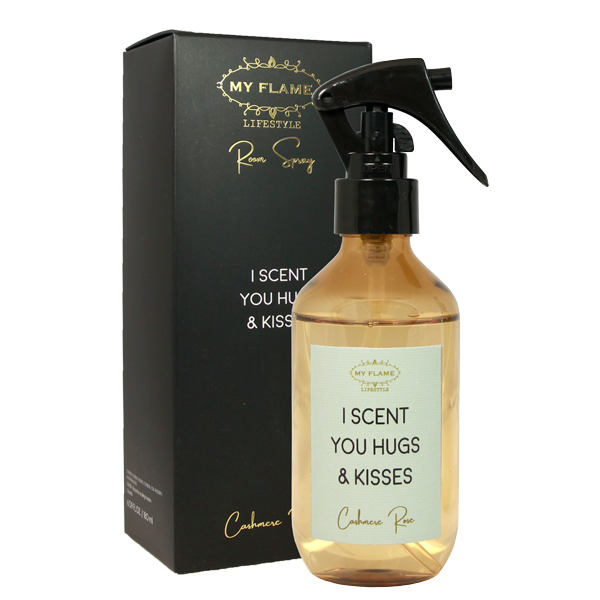 My Flame Lifestyle Room spray - I scent you hugs & kisses - Cashmere rose
