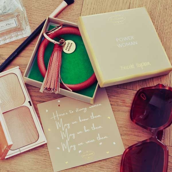 My Flame Lifestyle Keychain - Power Woman - Brown