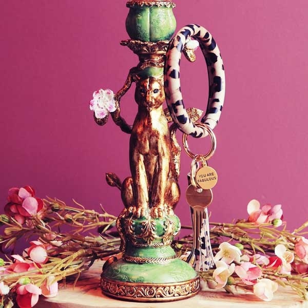 My Flame Lifestyle Keychain - You are fabulous - Leopard