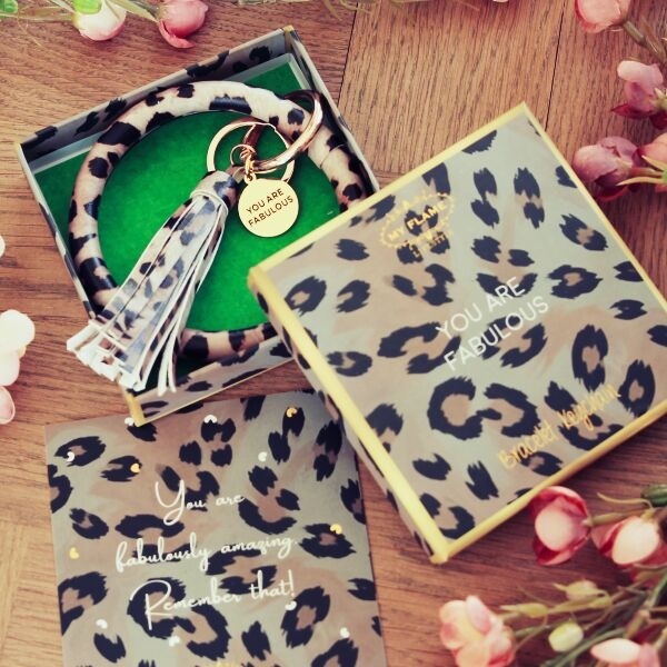 My Flame Lifestyle Keychain - You are fabulous - Leopard