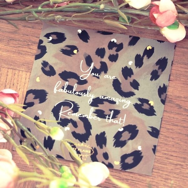 My Flame Lifestyle Sleutelhanger - You are fabulous - Panter