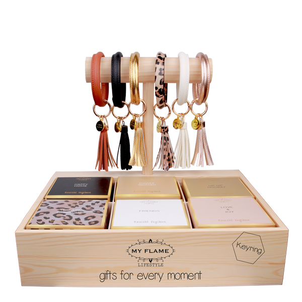 My Flame Lifestyle Keychain - Friends - Off white