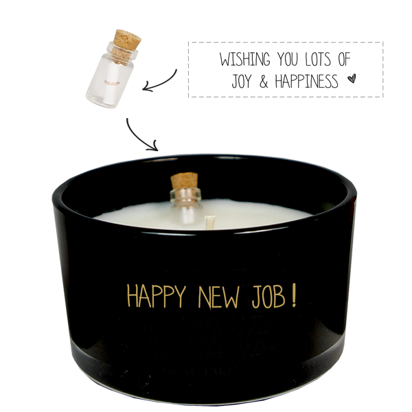 My Flame Lifestyle Message in a bottle - Happy new job! - Warm Cashmere