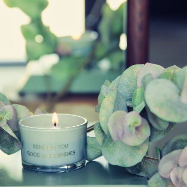 My Flame Lifestyle Soy candle -  Sending you good luck wishes - Jasmine luxe