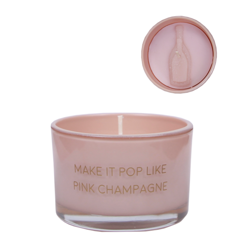 My Flame Lifestyle Soy candle - Make it pop like pink champagne Soy candle - Make it pop like pink champagne