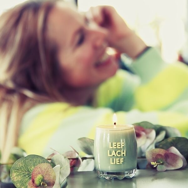 My Flame Lifestyle Soy candle - Leef lach lief - Jasmine luxe