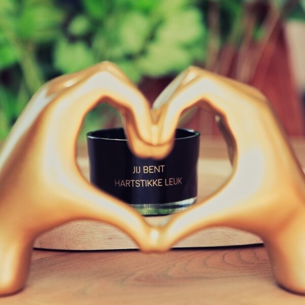 My Flame Lifestyle Soy candle - Jij bent hartstikke leuk - Warm Cashmere