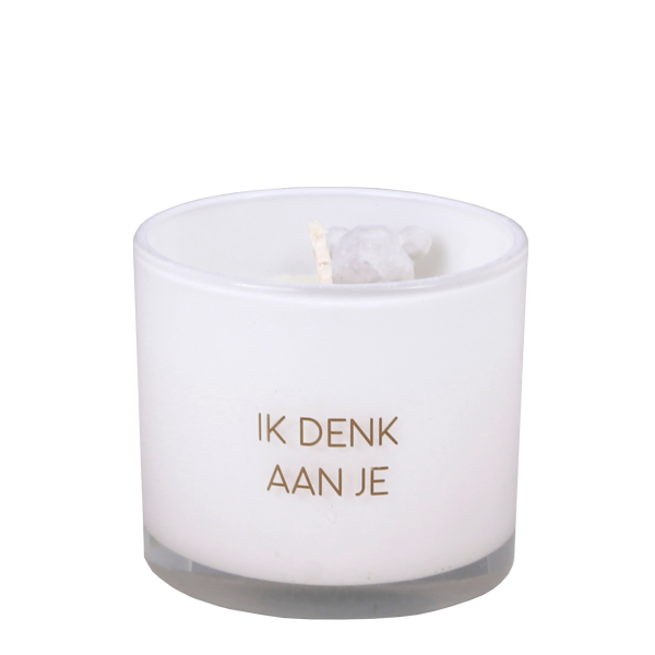 My Flame Lifestyle Soy candle  - Ik denk aan je - Fresh cotton