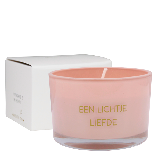 My Flame Lifestyle Soy candle -  Een lichtje liefde - Green Tea Time