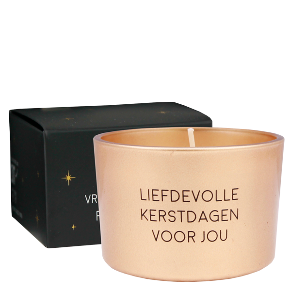 My Flame Lifestyle Soy candle - Liefdevolle kerstdagen voor jou - Winter Wood