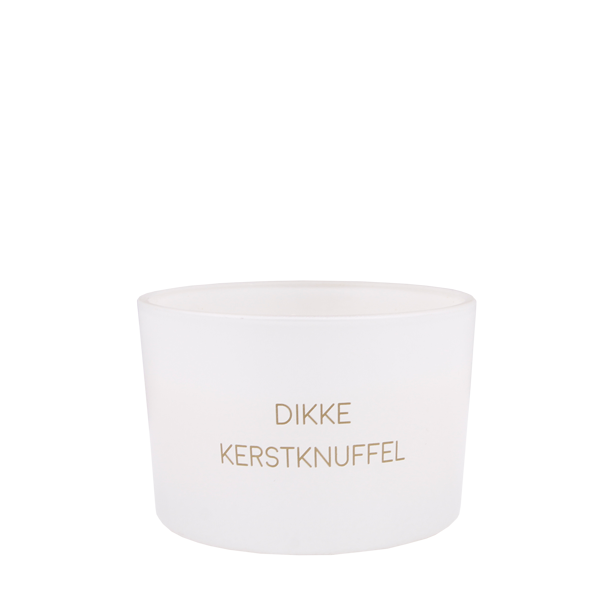 My Flame Lifestyle Sojakaars - Dikke kerstknuffel - Winter Wood