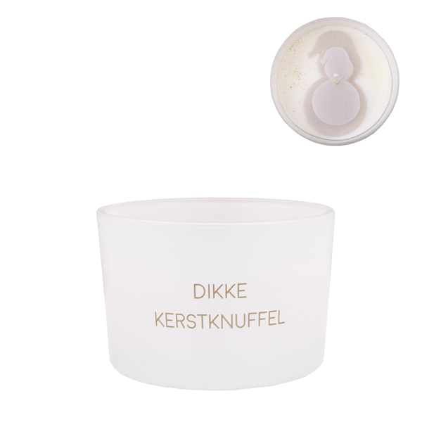 My Flame Lifestyle Sojakaars - Dikke kerstknuffel - Winter Wood