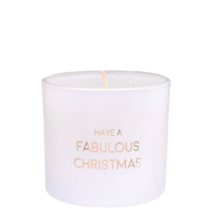 Geurkaars met wens-armband - Have a fabulous Christmas - Winter Wood My Flame Lifestyle Geurkaars met wens-armband - Have a fabulous Christmas - Winter Wood