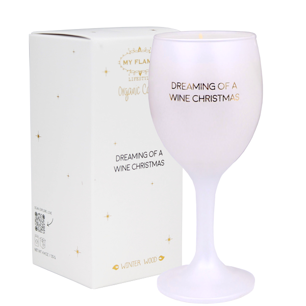 Soy Candle - Dreaming of a wine Christmas - Winter Wood My Flame Lifestyle Soy Candle - Dreaming of a wine Christmas - Winter Wood