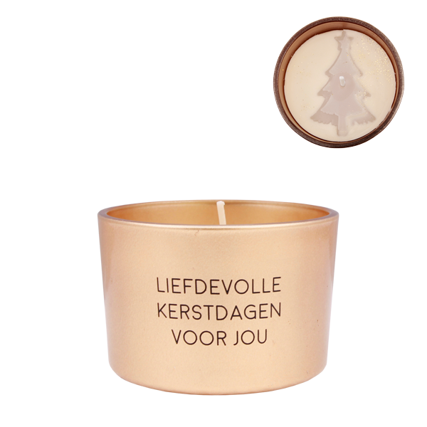 My Flame Lifestyle Soy candle - Liefdevolle kerstdagen voor jou - Winter Wood
