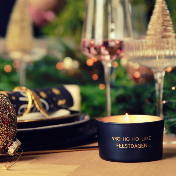 Soy candle - Vro-ho-ho-lijke feestdagen - Winter Wood My Flame Lifestyle Soy candle - Vro-ho-ho-lijke feestdagen - Winter Wood