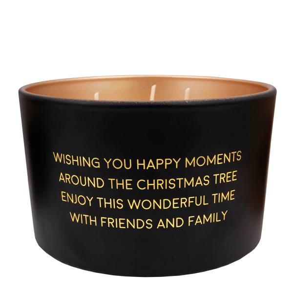 My Flame Lifestyle Soy candle - Wishing you happy moments around the Christmas tree, enjoy this wonderful time with friends and family - Winter Wood