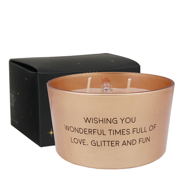 My Flame Lifestyle Sojakaars - Wishing you wonderful times full of love, glitter and fun - Winter Wood