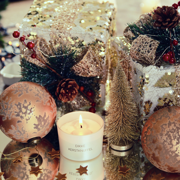 My Flame Lifestyle Soy candle - Dikke kerstknuffel - Winter Wood