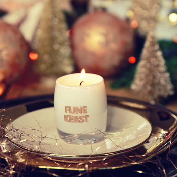 My Flame Lifestyle Sojakaars - Fijne kerst - Winter Wood