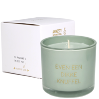 Soy candle - Even een dikke knuffel - Minty Bamboo My Flame Lifestyle Soy candle - Even een dikke knuffel - Minty Bamboo