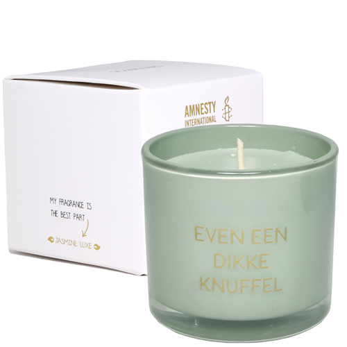 My Flame Lifestyle Soy candle - Even een dikke knuffel - Minty Bamboo