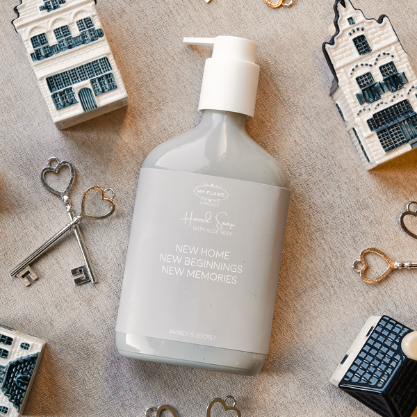 My Flame Lifestyle Hand soap - New home - New beginnings - New memories - Amber's Secret