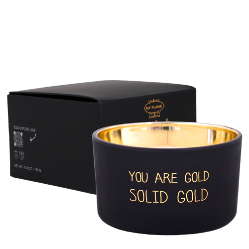 My Flame Lifestyle Sojakaars - You are gold, solid gold - Warm Cashmere
