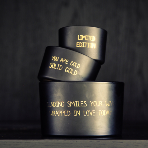 My Flame Lifestyle Soy candle - You are gold, solid gold - Warm Cashmere