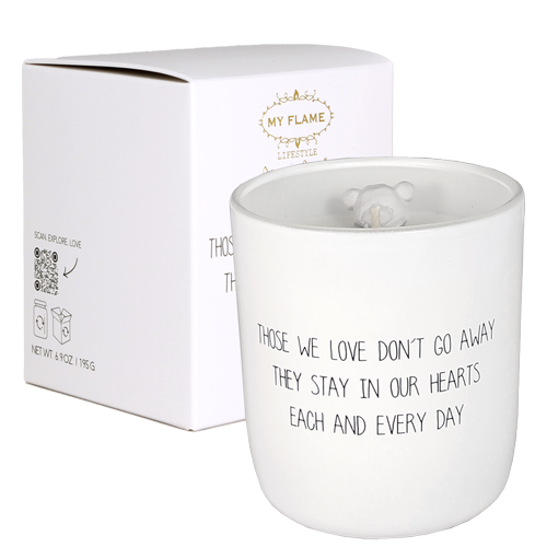 My Flame Lifestyle Sojakaars - Those we love don't go away... - Fresh cotton