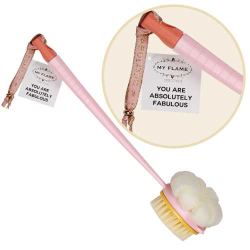 My Flame Lifestyle Shower brush 2-in-1 - brush - Fabulous