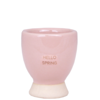 My Flame Lifestyle Soy candle in egg cup - Hello spring - Green Tea Time