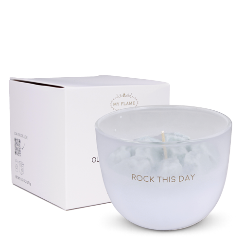Soy candle - Rock this day - Jasmine Luxe My Flame Lifestyle Soy candle - Rock this day - Jasmine Luxe