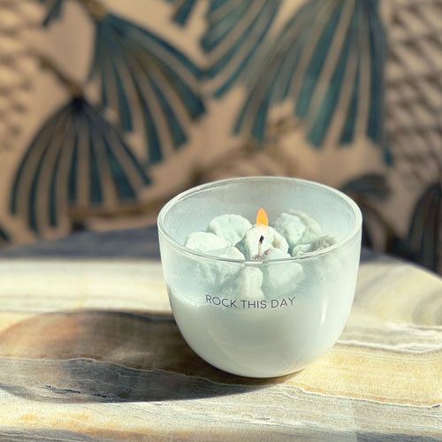 Soy candle - Rock this day - Jasmine Luxe My Flame Lifestyle Soy candle - Rock this day - Jasmine Luxe