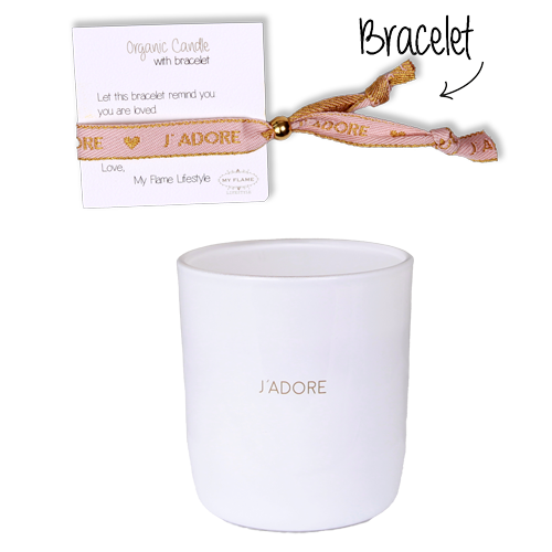 Sojakaars met armband - J' adore - Silky tonka My Flame Lifestyle Sojakaars met armband - J' adore - Silky tonka