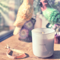 My Flame Lifestyle Soy candle with bracelet - J' adore - Silky tonka