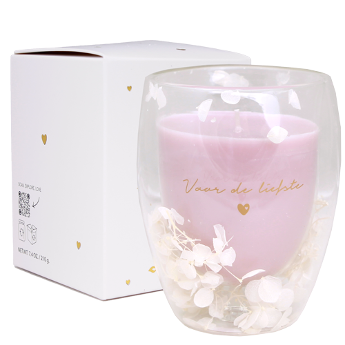 Sojakaars in theeglas - Voor de liefste - Silky Tonka My Flame Lifestyle Sojakaars in theeglas - Voor de liefste - Silky Tonka