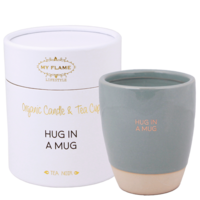 Soy candle in tea mug - Hug in a mug - Tea Noir My Flame Lifestyle Soy candle in tea mug - Hug in a mug - Tea Noir