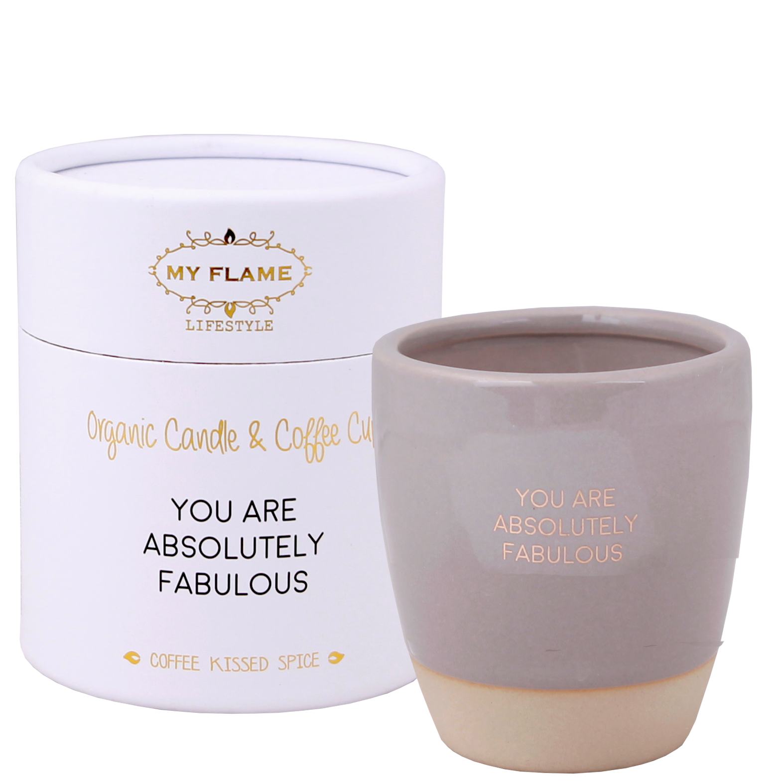 My Flame Lifestyle Sojakaars in koffiekop - You are absolutely fabulous - Coffee Kissed Spice