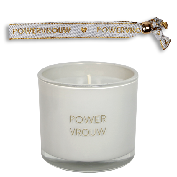 My Flame Lifestyle Geurkaars met armband - Powervrouw - Amber's Secret