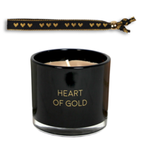 Geurkaars met armband - Heart of gold - Warm Cashmere My Flame Lifestyle Geurkaars met armband - Heart of gold - Warm Cashmere