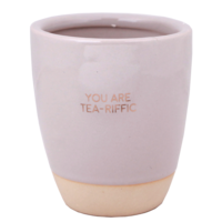Soy candle in tea mug - You are tea-riffic - Relaxing Chamomile My Flame Lifestyle Soy candle in tea mug - You are tea-riffic - Relaxing Chamomile