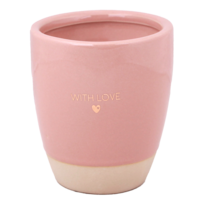 My Flame Lifestyle Soy candle in tea mug - With love - Green Tea Time